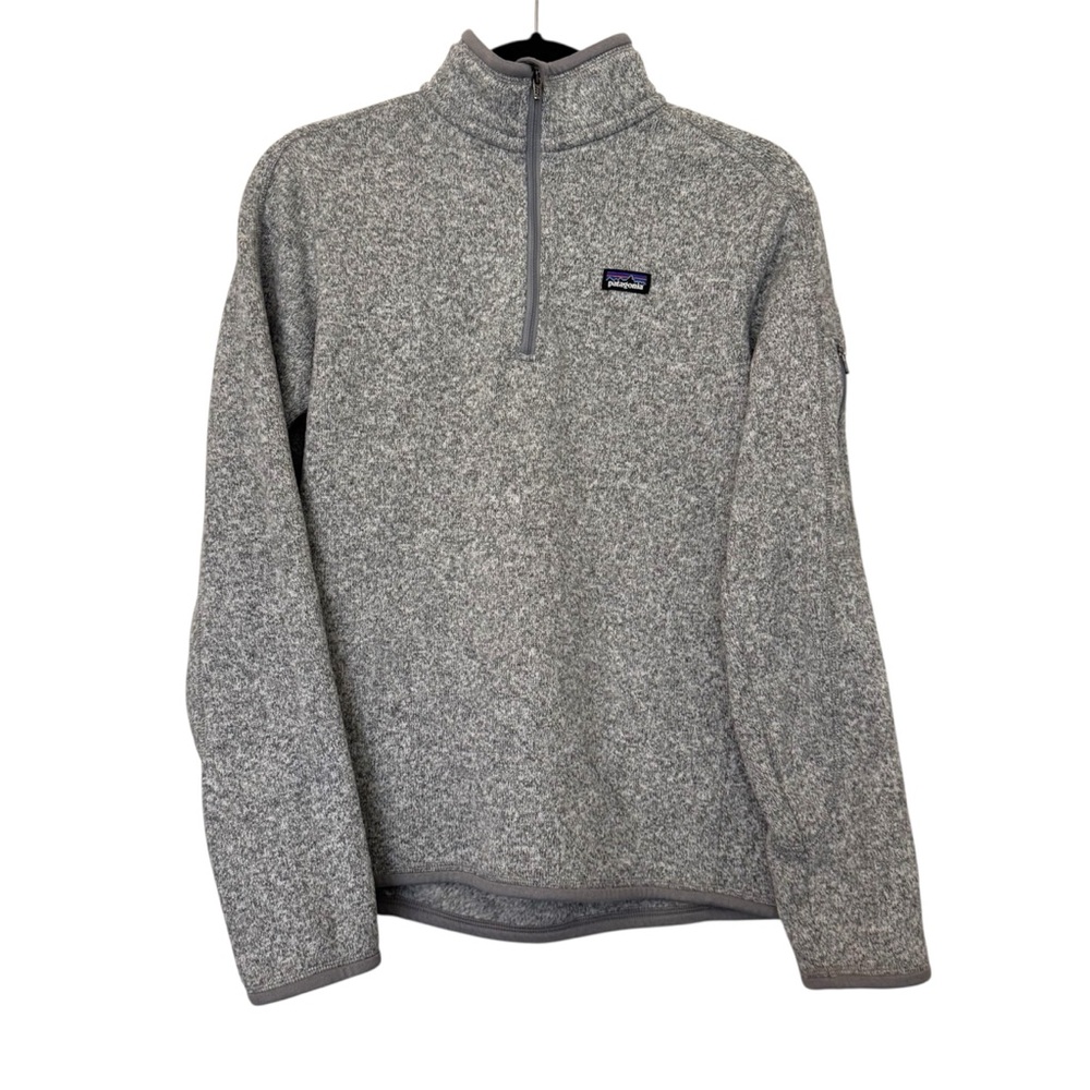 Patagonia Better Sweater Quarter Zip Gray - Picture 2 of 5